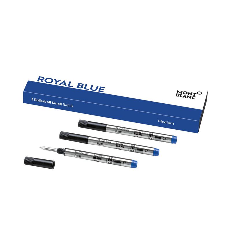 Montblanc Rollerball Small M Refill 3x1 Royal Blue image number 0